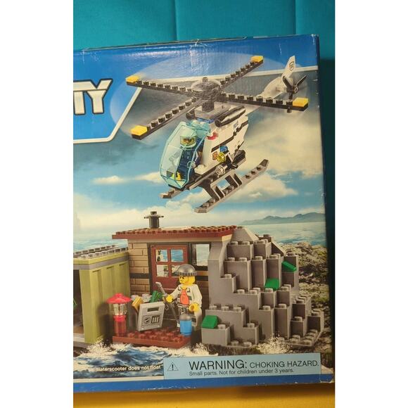 60131 CROOKS ISLAND lego city town SEALED legos set police HELICOPTER - Picture 3 of 12